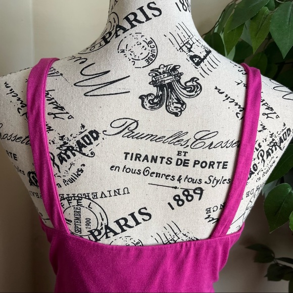 Lulus Haileah Magenta Tie-Front Sleeveless Midi Dress Sz M - Picture 11 of 15